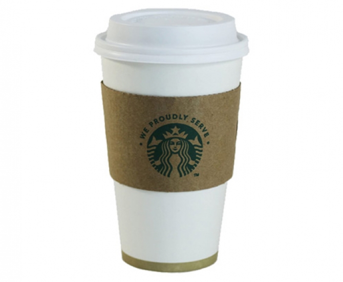 Buy Starbucks Disposable Hot Cup with Lid & Sleeve