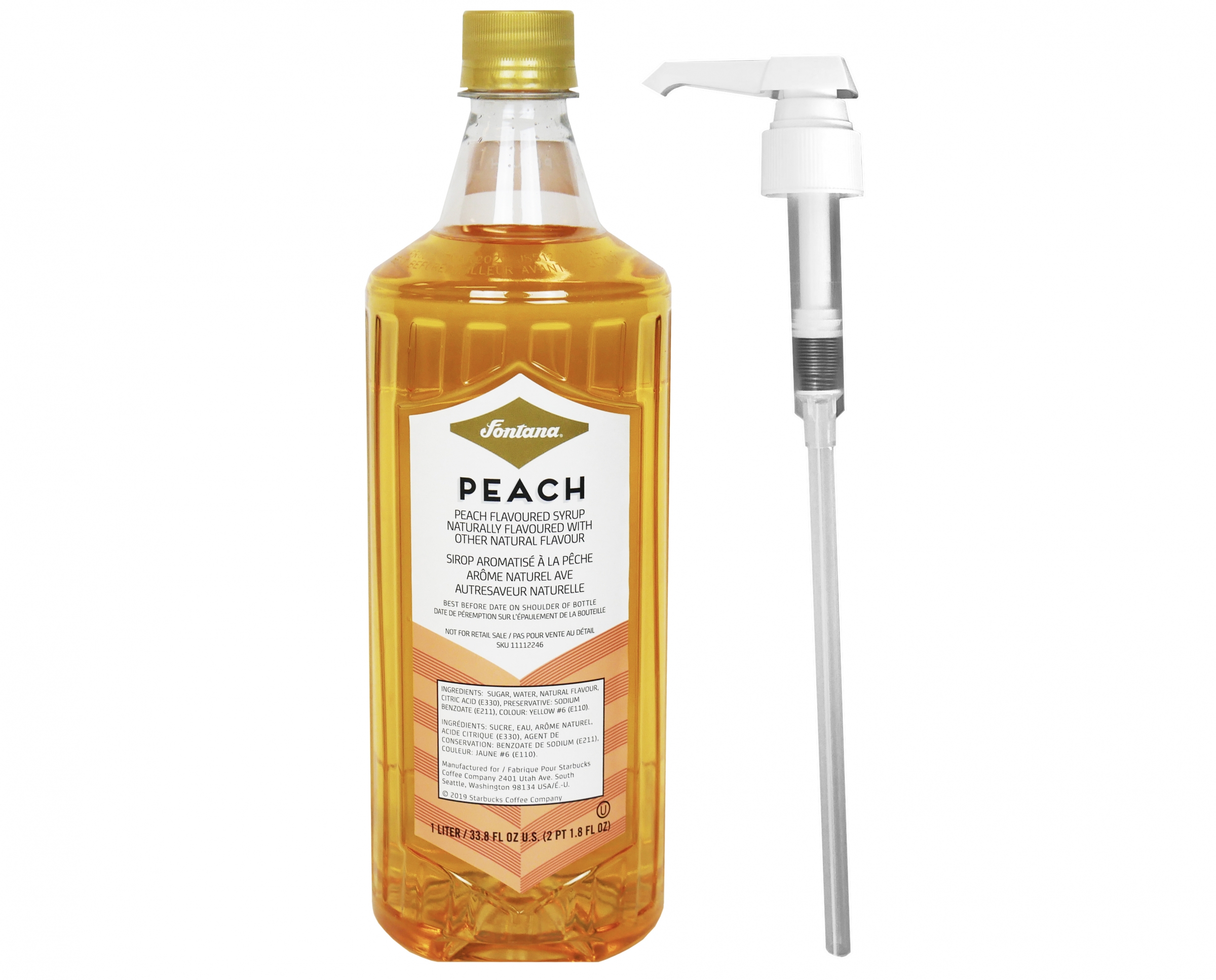 Buy Starbucks Fontana Peach Syrup Online