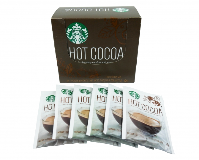 Starbucks Hot Cocoa Box of 24 1oz Pouches