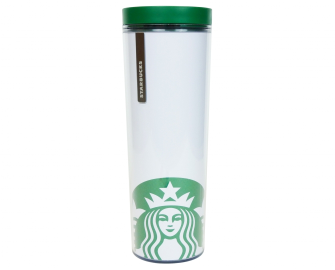 Starbucks Plastique Mug de voyage réutilisable Blanc/Tasse/gobelet Grande  Taille M 473 ml (16 oz : : Cuisine et Maison