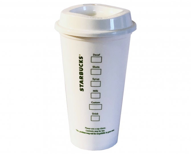 Starbucks Reusable Hot Travel Cup Back