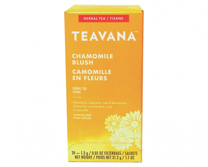 Chamomile Blush Teavana Starbucks Tea Box