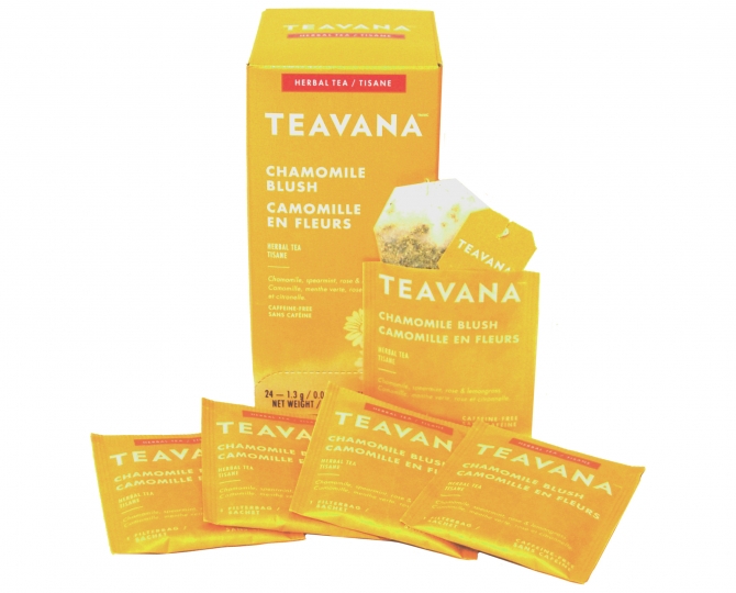 Chamomile Blush Teavana Starbucks Tea Boxed Filterbag