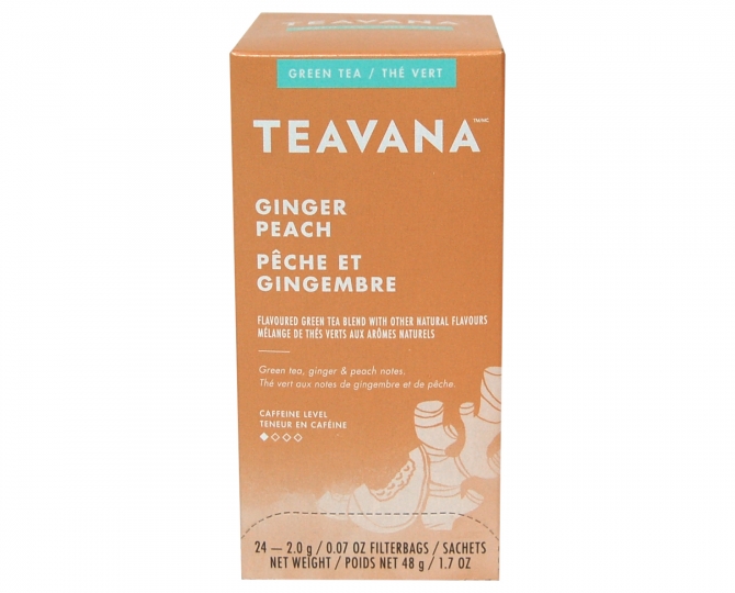 Ginger Peach Tea Starbucks Teavana Box