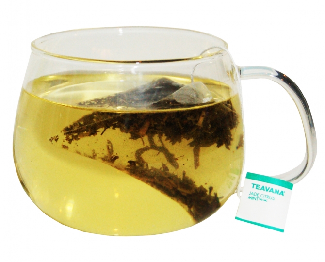 Jade Citrus Mint Green Tea Starbucks Teavana Brewed in Cup