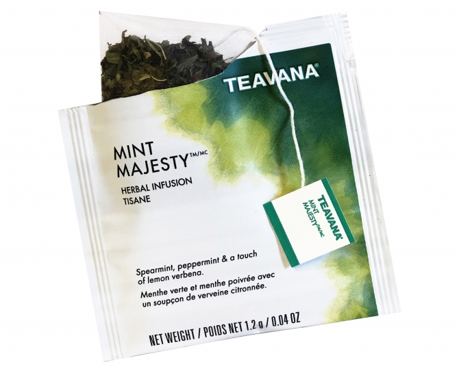 Mint Majesty Herbal Tea Starbucks Teavana Sachet