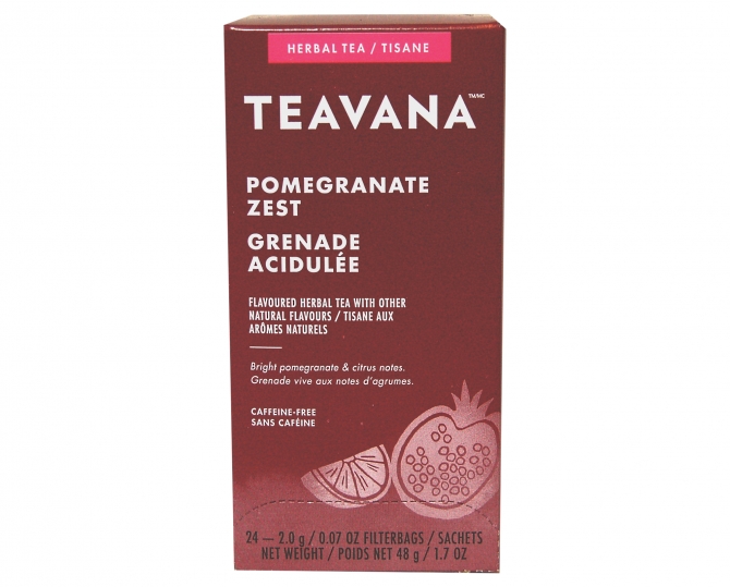 Pomegranate Zest Tea Starbucks Teavana Box