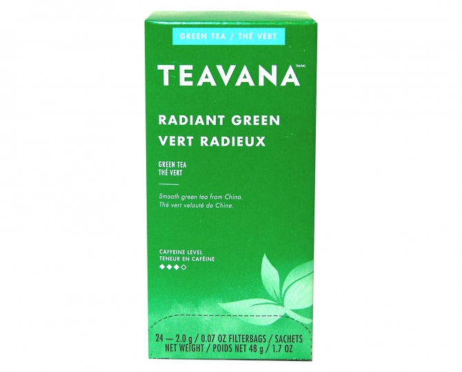Radiant Green Tea Starbucks Teavana Box